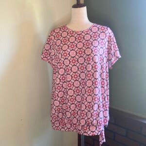 L Lands End Swim Top D06 6509